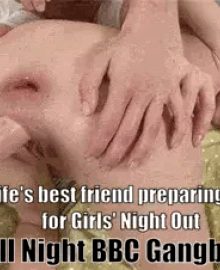 Proper preparation is necessary before a BBC gangbang