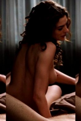 Anne Hathaway’s Very Hard Nipples