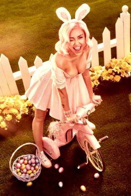Miley Cyrus Easter Pinup
