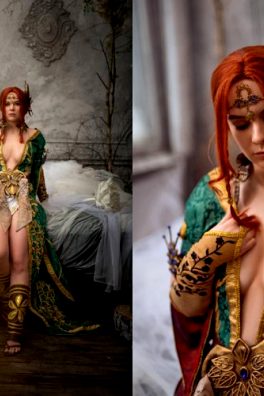 More Triss Cosplay By DungeonQueen