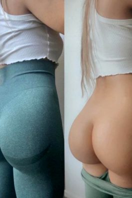 My New Green Yoga Pants On And Off ??