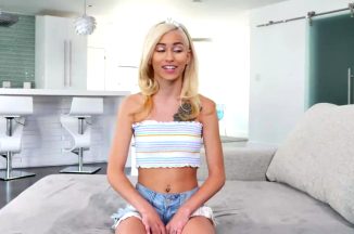 19 Years Old Kiara Cole With Pierced Tits Goes For Casting