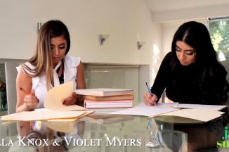 Ella Knox & Violet Myers – Working Overtime