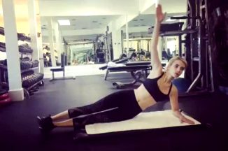 Emma Roberts Working Out