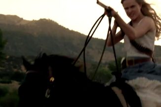 Evan Rachel Wood, On Horseback From Westworld Trailer.