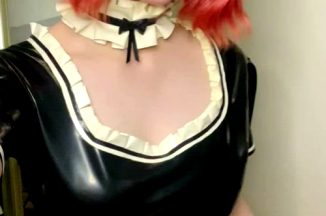 Latex Maid Here To Serve You Master 🖤🤍