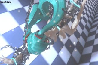 Nude Hatsune Miku chains Black Rock Shooter Project Diva